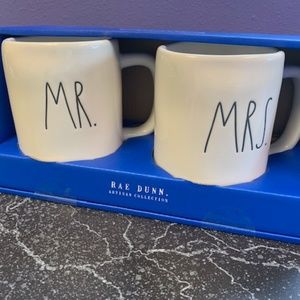 Rae Dunn Mr. & Mrs. coffee cups